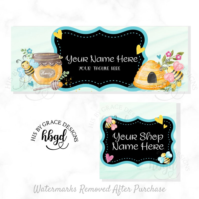 Etsy Banner for Sewing Shop Facebook Banner for Wreath Shop Etsy