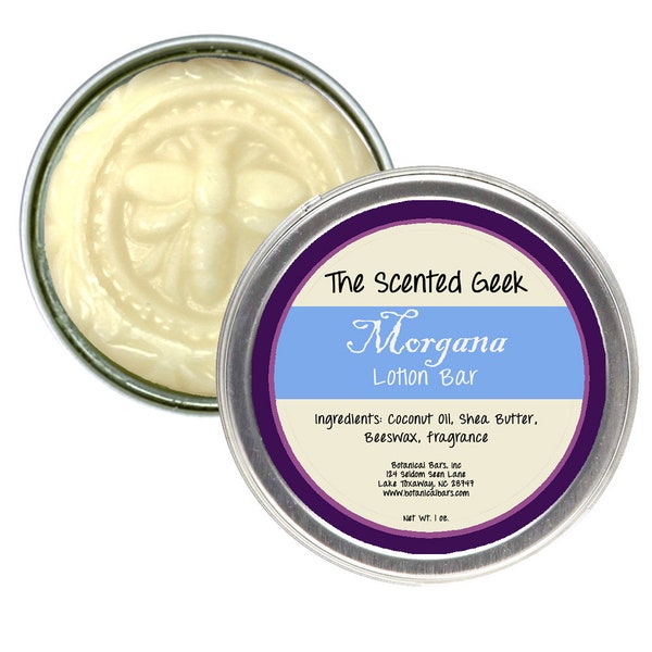 Morgana Lotion Bar - 1 oz Solid Lotion Bar - King Arthur Gifts - Aurthurian Gifts - Morgan le Fay