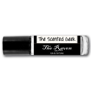 The Raven Roll-on Perfume - 10 ml Perfume- Quoth the Raven- Edgar Allan Poe - Poe Gifts - Vanilla Oak
