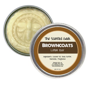 Browncoats Lotion Bar - 2 oz Solid Lotion Bar - Firefly Inspired - Leather Lotion Bar - Firefly Browncoats