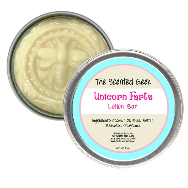 Unicorn Pedo Lotion Bar - 2 oz Barra de Loción Sólida - Ideas de Regalo de Unicornio - Amante de Unicornio - Unicorn Pedo Fragancia - Unicorn Media Stuffers