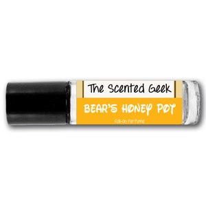 Bear's Honey Pot Roll-on Perfume - 10 ml Perfume - Honey Scented Roll On - Honey Fragrance - Honey Pot