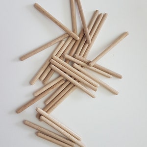 10 pieces book rods Ø5 x 35/50/70/160 or 200 mm for perforated plates / thread spool holders