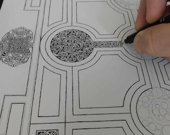 Curso de Arte de Iluminación Celta: Crea tu propio Evangelio Iluminado y aprende técnicas de arte celta al estilo del Libro de Kells.
