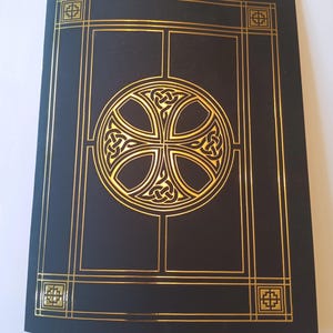 Celtic Illuminated Gospel Coloring Book - Book of Kells Style, story manuscript with coloring pages