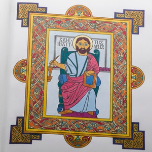 Celtic Icons - Illuminated Evangelist Icon Digital Prints - Set of Four (Matthew, Mark, Luke & John)