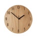 Modern Clock, Unique Wall Clock, Numbers Clock, Minimalist Oak Clock, 28 cm 11'', Wooden Wall Clock, Modern Wall Clock, Silent Clock