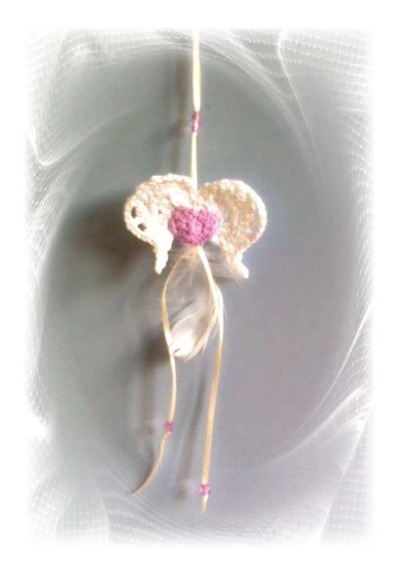 Talismann hanger angel wings with heart image 1