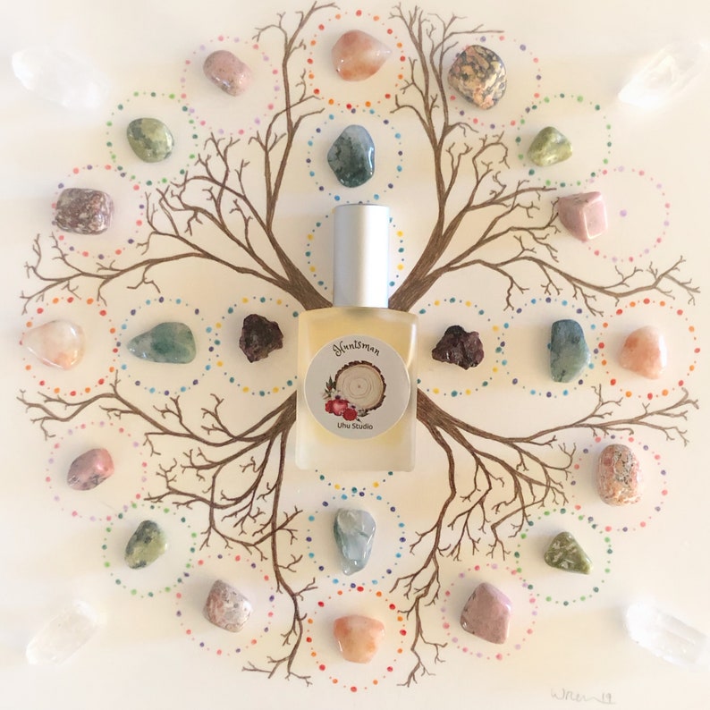 Huntsman Vetiver Perfume, Natural Perfume, Handmade, Dark Patchouli