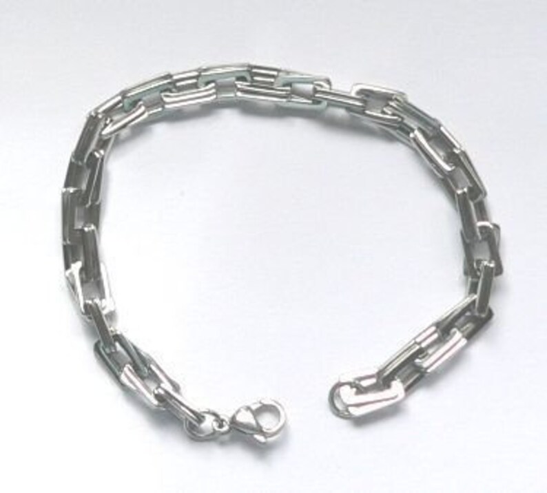 AB010-1 Bracelet-Link chain-Stainless steel image 3