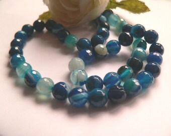 SP027 - 1 strand of agate beads