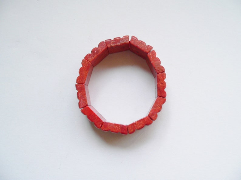 SGA078 2 bracelets Coral image 6