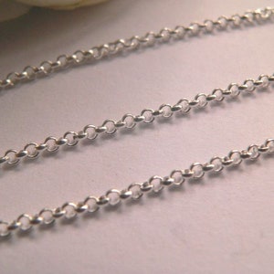 1 Meter Gliederkette Jasseronkette ca 2 x 1 mm silber oder goldefarben Bild 1