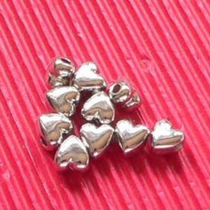 TSP148-10 Heart beads image 2