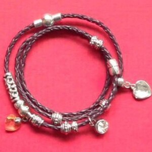 SGA024 -  Bolaleder - Wickelarmband - Schokobraun