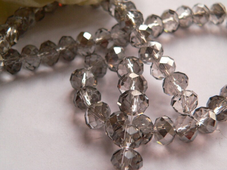 CGP013-1 strand crystal beads-Abacus image 1