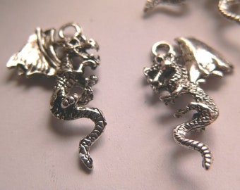 TSA265 - 10 Jewelry Pendants - Dragons