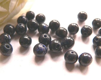 SP031-25 Blue river Beads-Polished