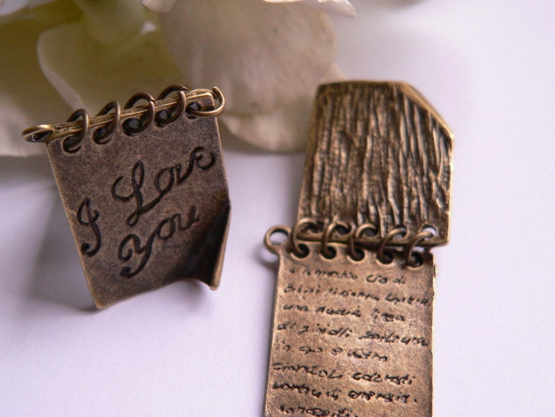 TBA123 1 Sieraden Hanger Love Letter afbeelding 2