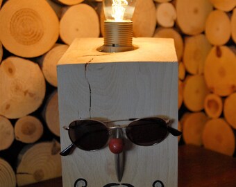 grey star bedside lamp