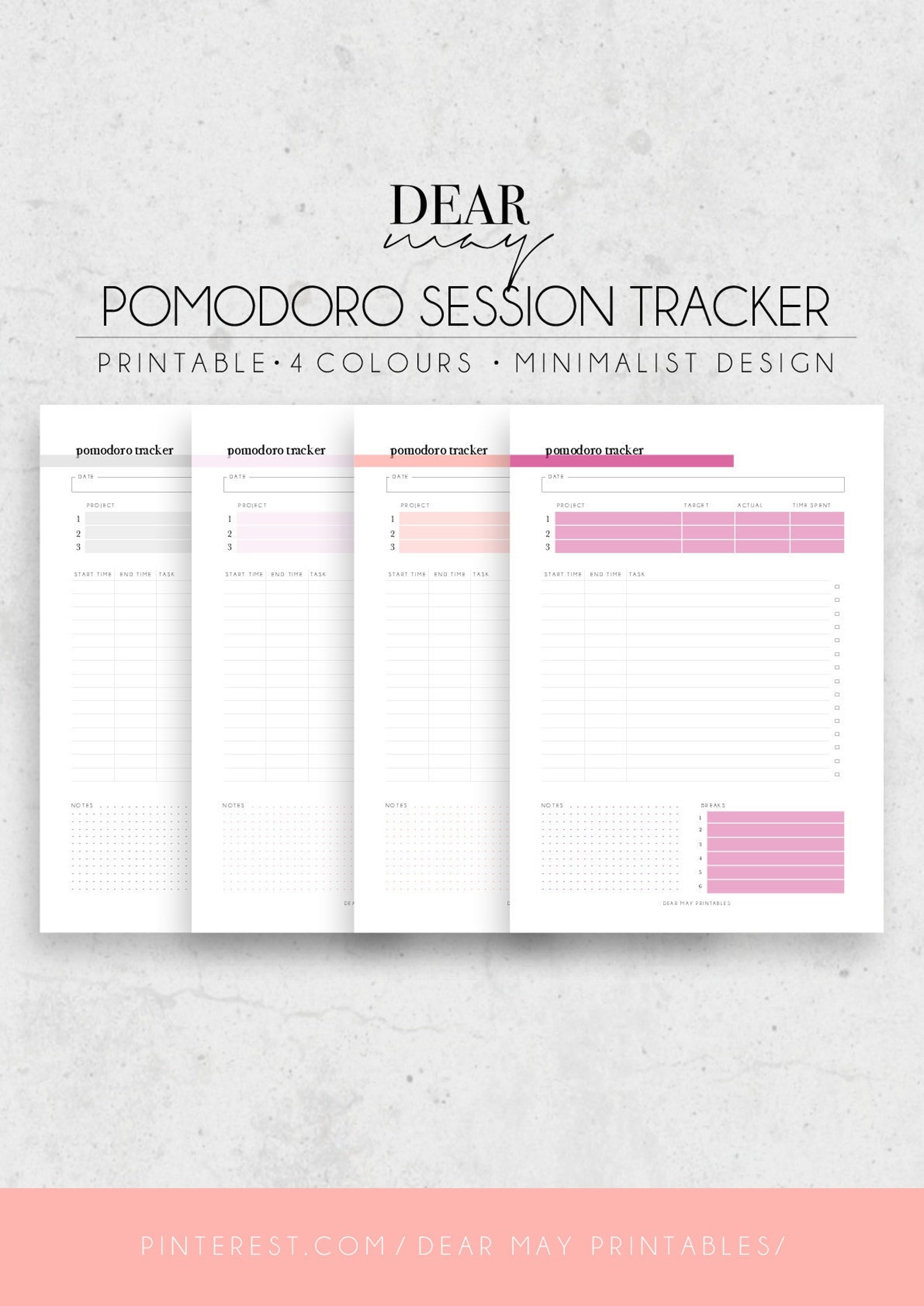 Pomodoro Technique Planner