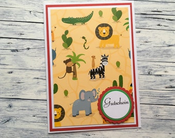 Zoo Gutschein Etsy