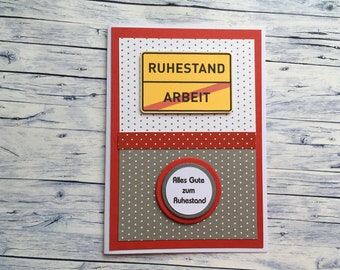 Funny retirement greeting card, retirement greeting card, retirement card,