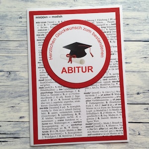 Glückwunschkarte zum bestandenen Abitur