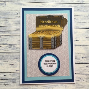 Glückwunschkarte „Geldgeschenk“,