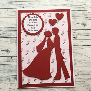 Glückwunschkarte zur Hochzeit, Karte zur Hochzeit, Hochzeit, Karte, Glückwunschkarte, Grußkarte, Heirat, Hochzeitskarte, Vermählung,