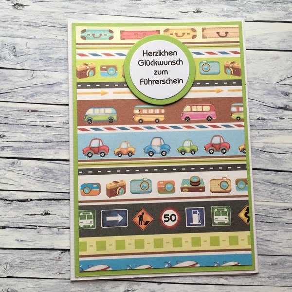 Glückwunschkarte führerschein - Etsy.de