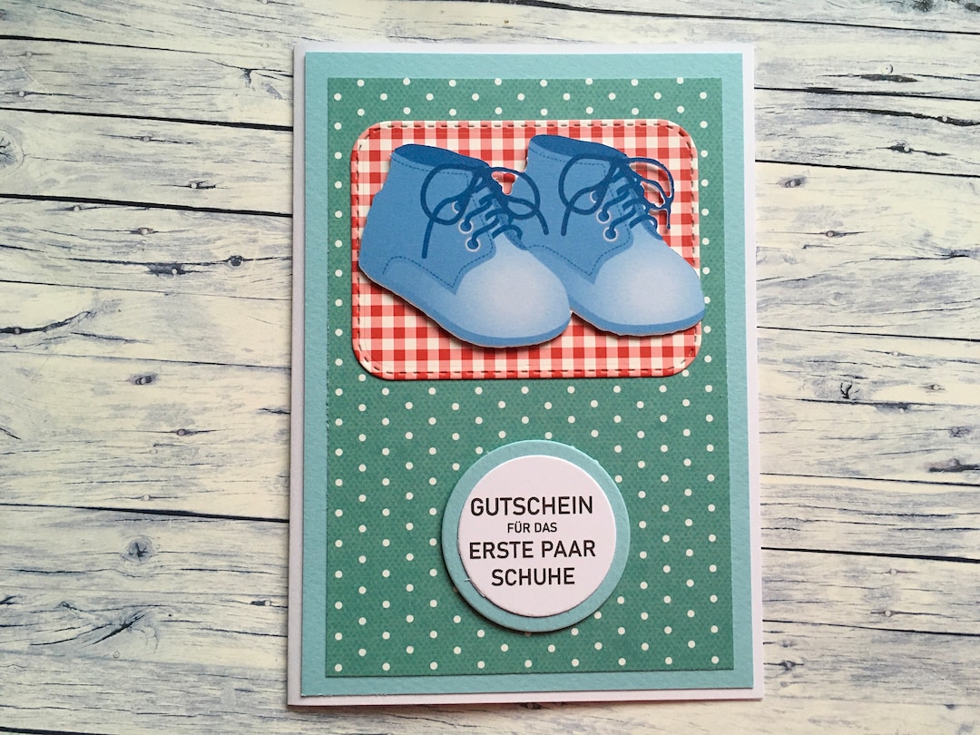 Gutschein Kinderschuhe,Schuhe, Gutschein für Schuhe, Erstes Paar Schuhe