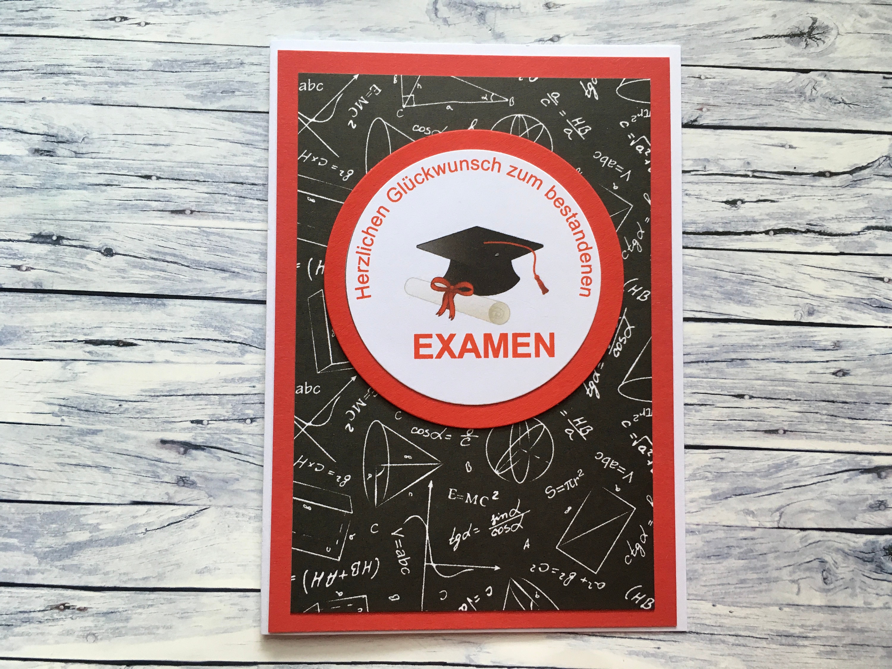 Glückwunschkarte zum Examen Karte zum Examen bestandene Etsy