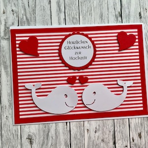 Glückwunschkarte zur Hochzeit, Karte zur Hochzeit, Hochzeitskarte