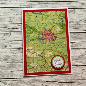 Grußkarte "Gute Reise" (Berlin)  Reisekarte, Reisegutschein, Gutschein, Gutschein Reise,