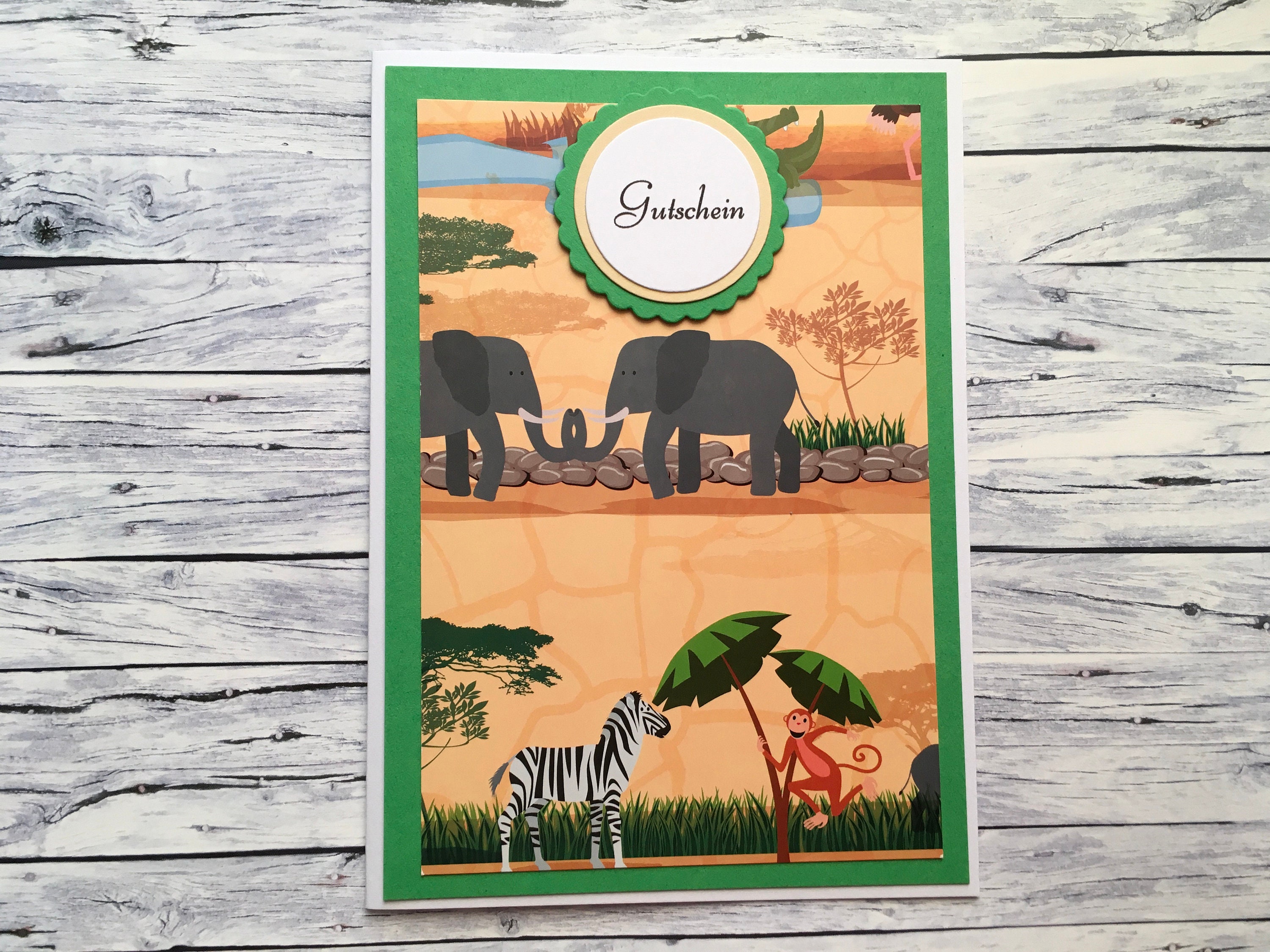 Gutschein Zoobesuch Gutschein Zoo Zoobesuch Etsy