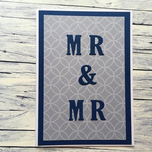 Hochzeitskarte für zwei Männer, Hochzeit, Verpartnerung, heiraten, Hochzeitskarte, Karte zur Hochzeit, Hochzeit Männer,