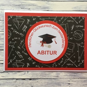 Glückwunschkarte zum bestandenen Abitur