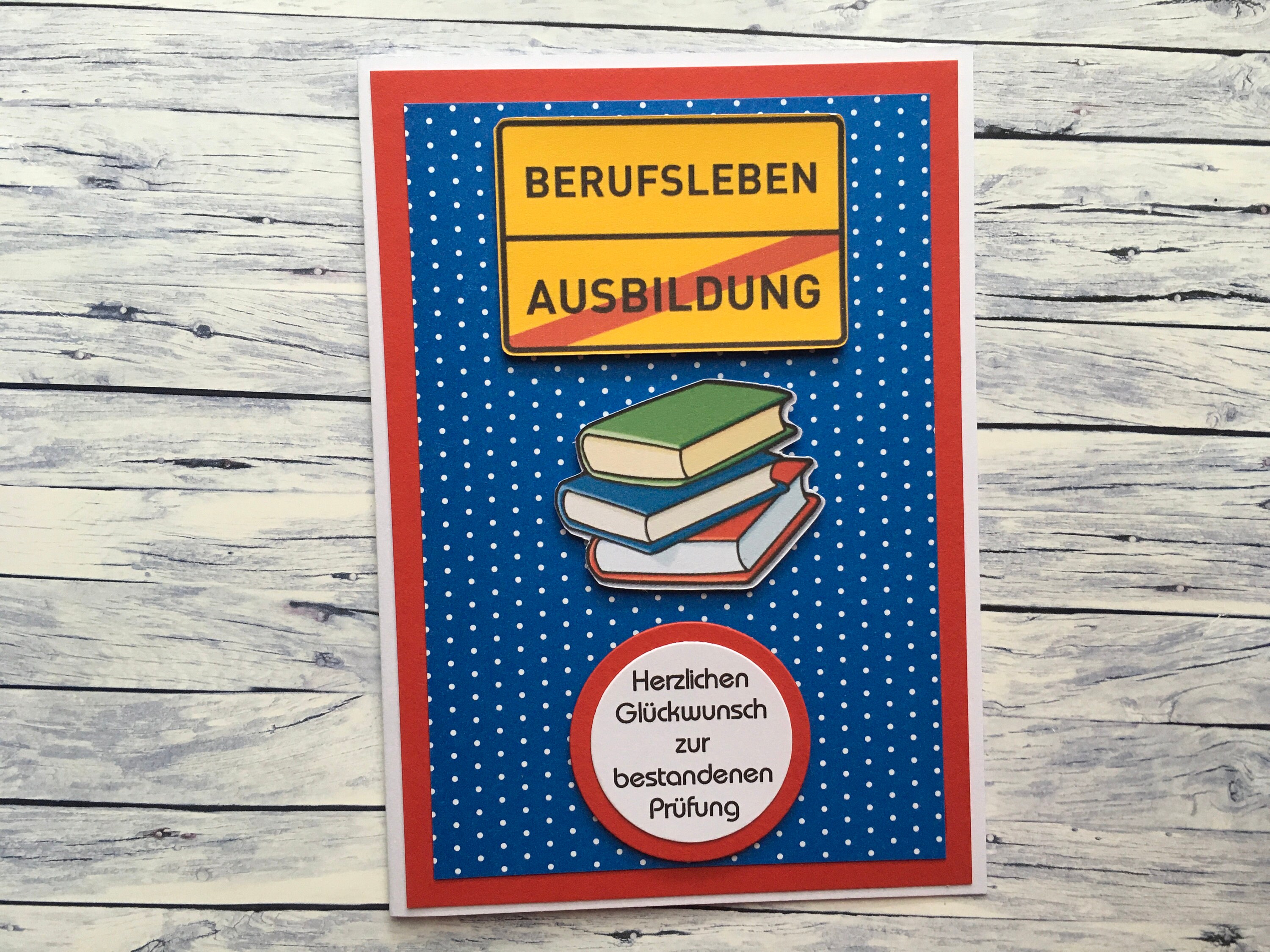 Glückwunschkarte zur bestandenen Prüfung Gesellenprüfung - Etsy