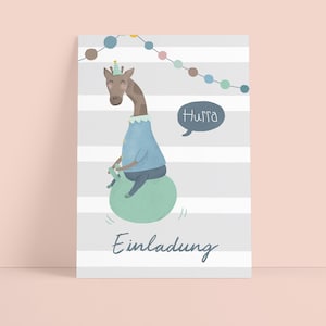 Einladung, Kindergeburtstag, Postkarte