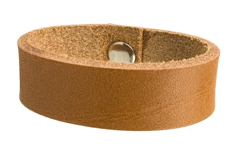 Leather Belt Loops Light Tan