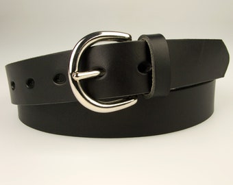 Women's Vintage Wide Leather Belt Black With Eyelet Holes Women's Vintage Wide Leather Belt Black With Eyelet Holes
