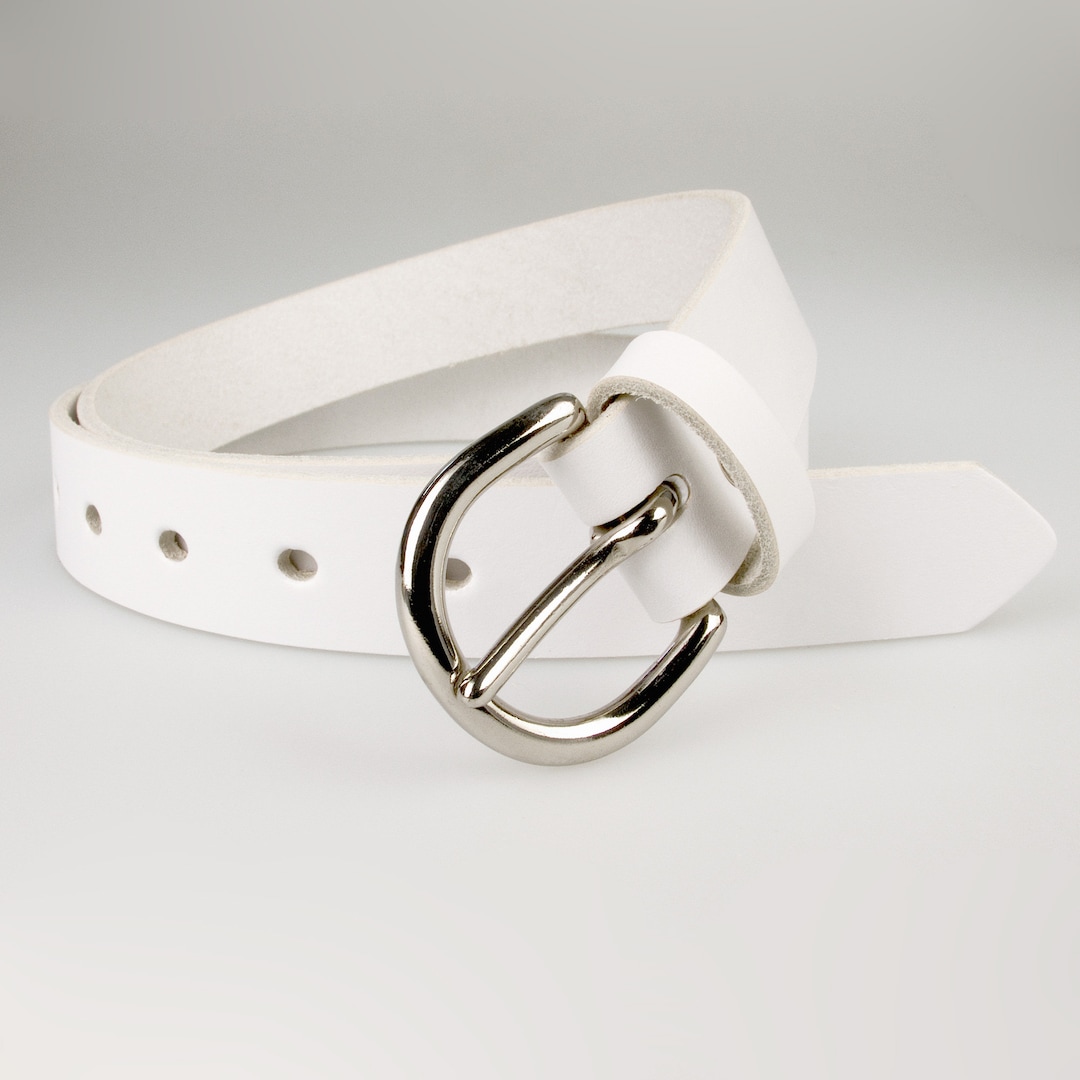 CBelt -6091 -Design Leather Leather-White main image 1