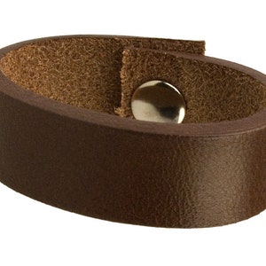 Leather Belt Loops Brown