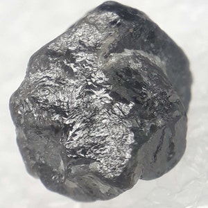 3.40 Cts Natural Dark Gray Raw Diamond: Uncut Rough Ring Stone
