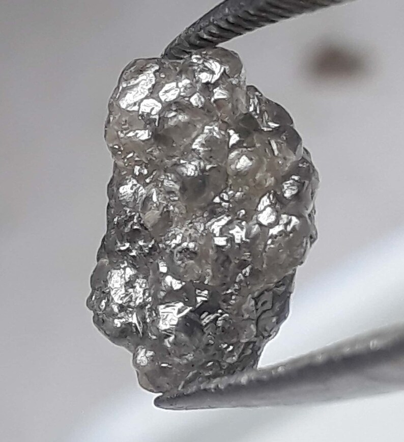 3.12 Carat 1 PCs Excellent Natural Full Light Grey Colour Chips Type Raw Rough,Cliarty I3,Natural Light Big Chips Diamond10.52M\u00d75.12M\u00d77.00M