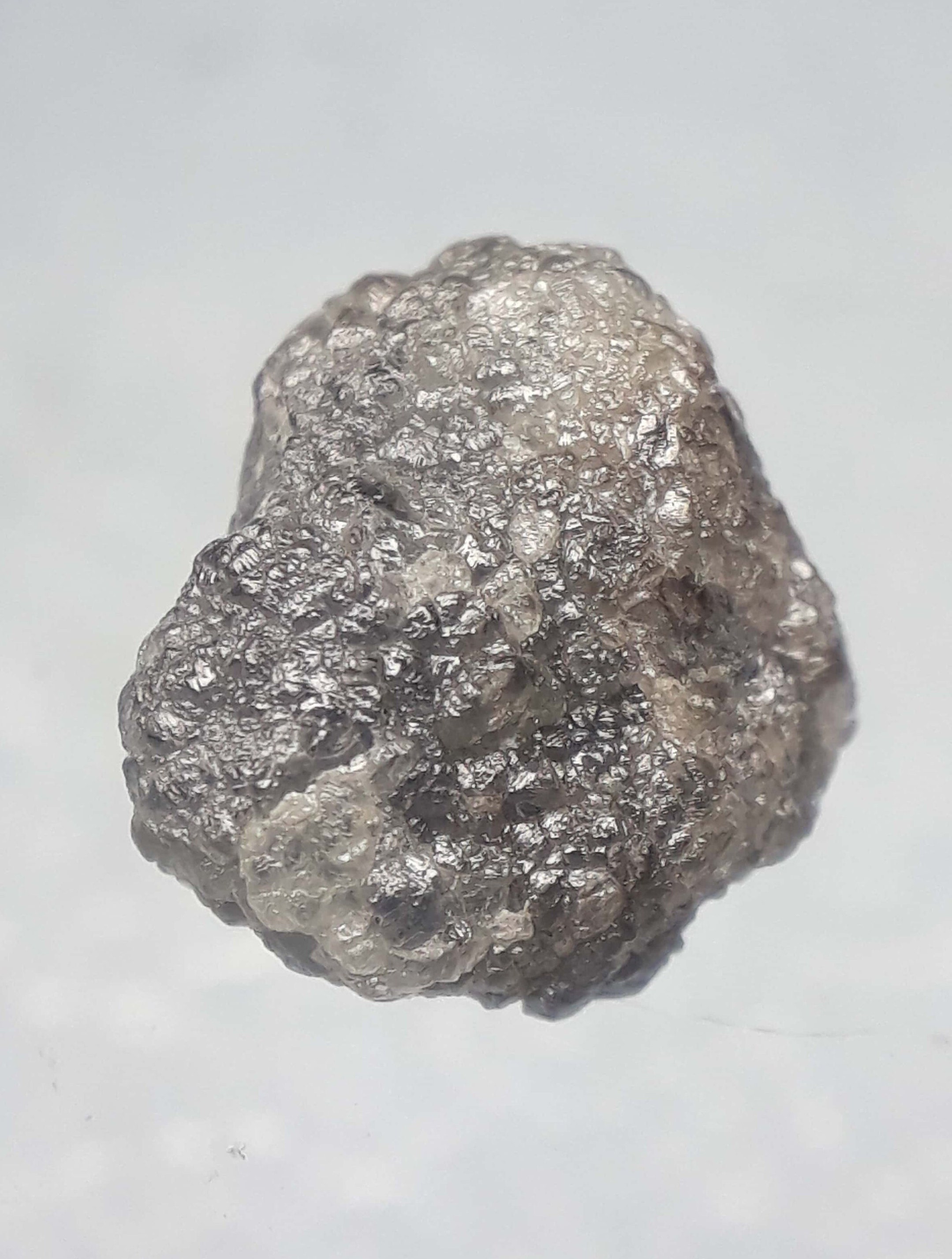 3.35 Ct Natural Grey Rough Diamond: Uncut Loose Diamond