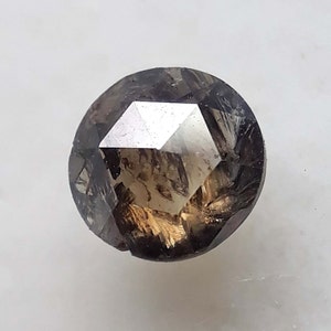 0.46 Carat Light Brown Rose Cut Diamond: African Origin