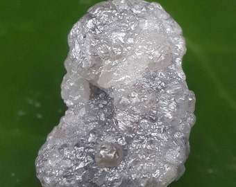 3.10 Ct Silver White Rough Diamond: Uncut African Diamond