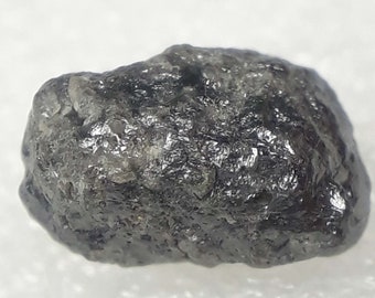 3.88 CT Light Black Rough Diamond, Natural Loose Diamond, Conflict Free